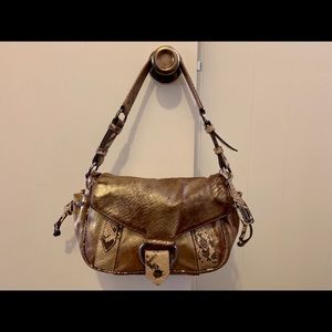 miu miu Gold metallic/Bronze shoulder Bag